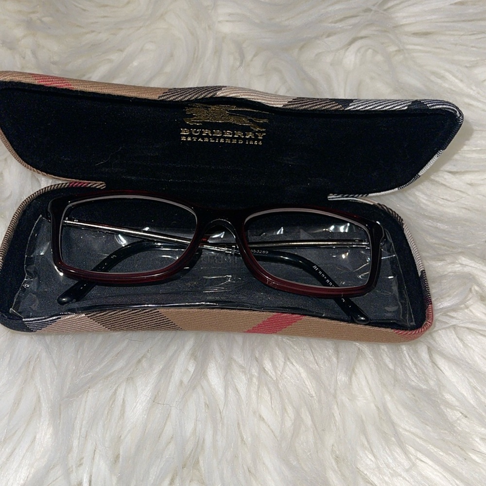 Vintage Burberry Purple Reading Glasses- Frames Only‎ - Picture 3 of 9